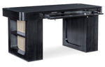 Home Office - Adjustable-Height Desk - Black
