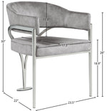 Madelyn - Dining Chair (Set of 2) - Brushed Chrome