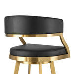 Saturn - Bar Height Bar Stool - Gold