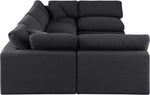 Comfy - 6 Piece Linen Modular Armless Sectional