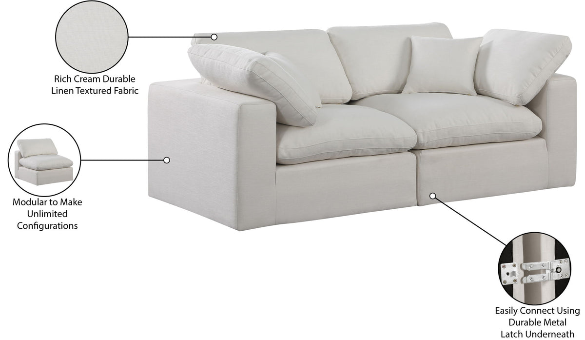 Comfy - Linen Modular Sofa 2 Seats