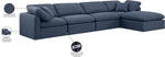 Indulge - Linen 5 Piece Modular Sectional With Chaise