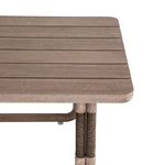 Baja - Rectangular Outdoor Coffee Table - Eucalyptus / Brown Rope