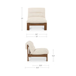 Pierce - Accent Chair - Flecked Beige