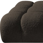 Ames - 4 Piece Boucle Upholstered Modular Sofa With 2 Backless Seats
