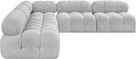 Ames - 5 Piece Fabric Modular Corner Sectional