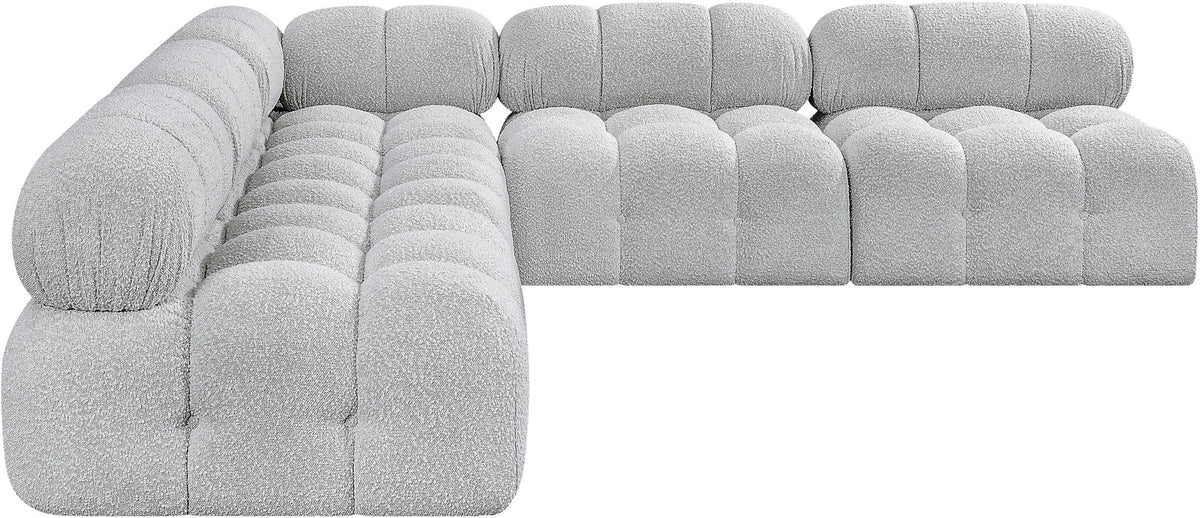 Ames - 5 Piece Fabric Modular Corner Sectional