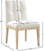 Adrian - Dining Side Chair (Set of 2) - Light Brown Legs