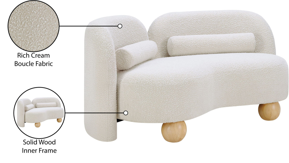 Daphne - Boucle Loveseat