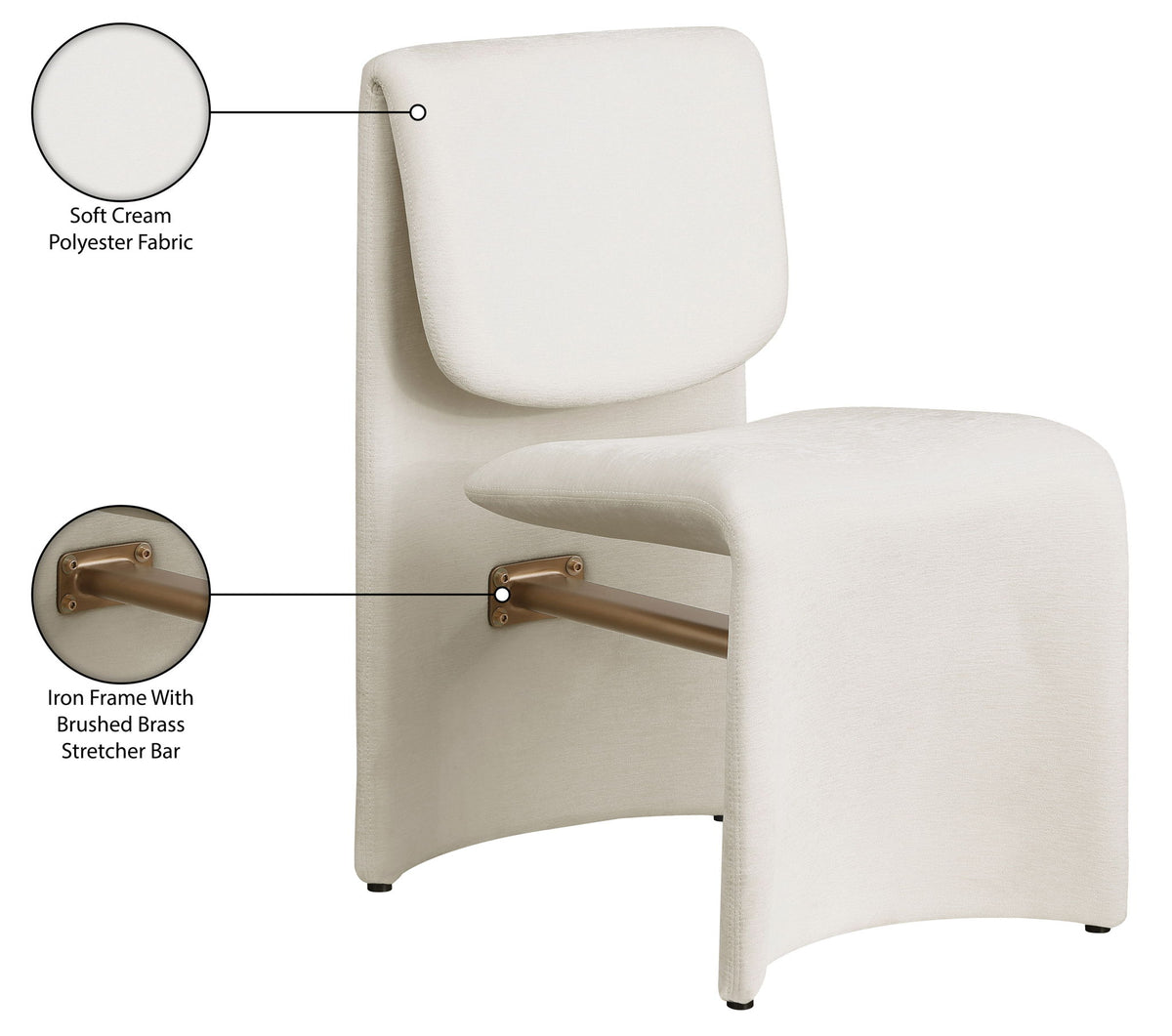 Slique - Performance Fabric Upholstered Dining Chair (Set of 2)