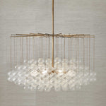 Bubbles - 6 Light Chandelier - Brass