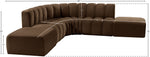 Arc - Velvet 6 Piece Corner Modular Sofa