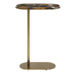 Lozenge - Accent Table - Brass