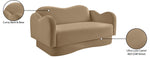 Bloom - Velvet Loveseat