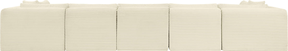Shaggy - 7 Piece Modular U-Shaped Armless Sectional