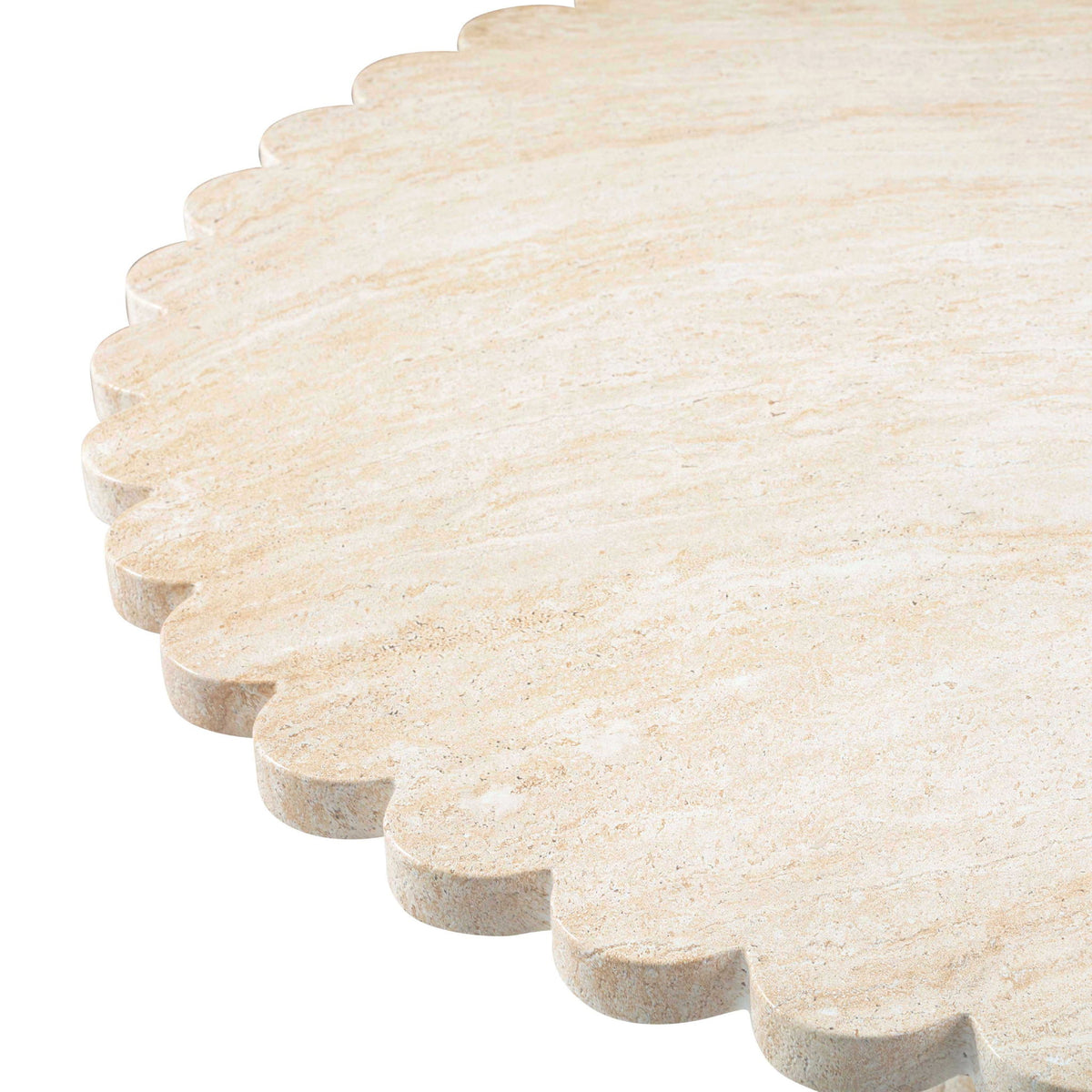 Blossom - Indoor / Outdoor Round Dining Table - Washed Travertine