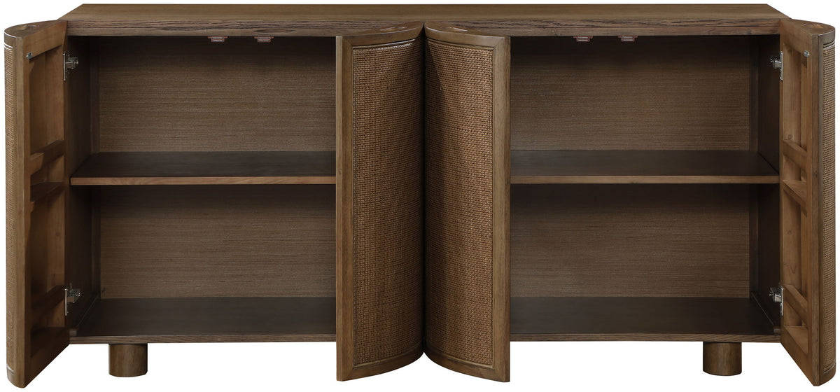 Norin - Solid Wood And Oak Veneer Sideboard/Buffet