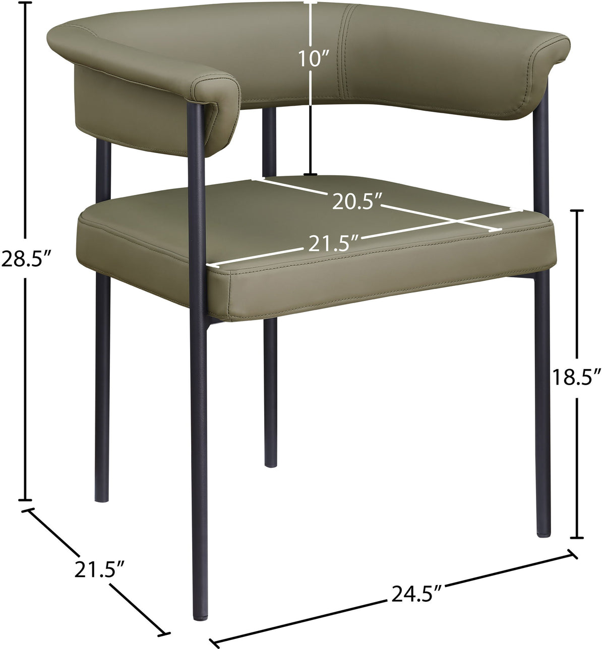 Malin - Faux Leather Dining Chair (Set of 2)