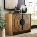 On Target - 2 Door Cabinet - Bronze / Woodtone