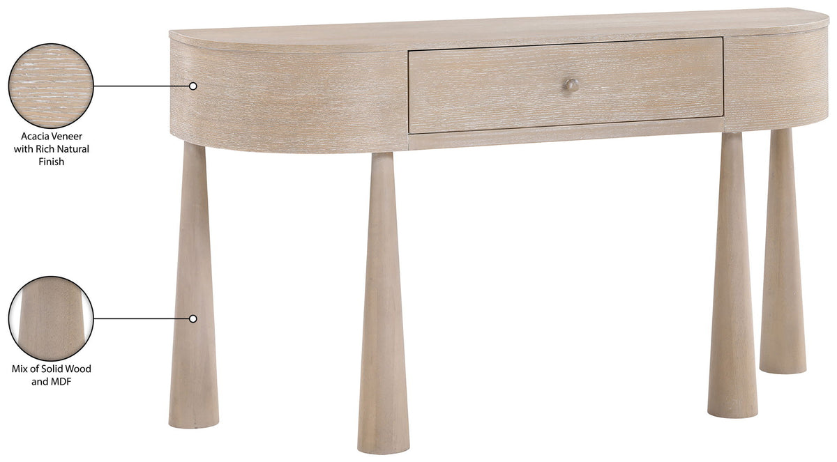 Oasis - Acacia Veneer And Solid Wood Console Table