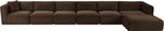 Shaggy - 6 Piece Modular Sectional With Chaise