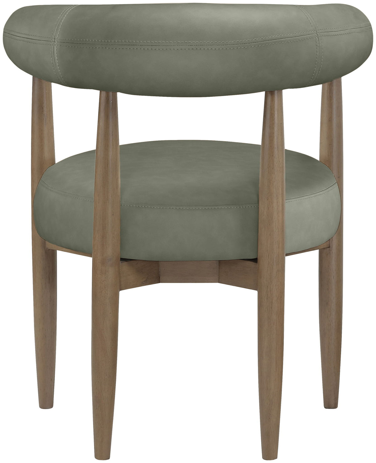 Sable - Vegan Leather Upholstered Dining Chair (Set of 2) - Brown Base