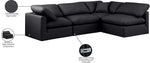 Indulge - Faux Leather 4 Piece Modular Sectional