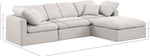 Indulge - Linen 4 Piece Modular Sectional With Chaise