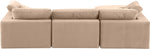 Comfy - 4 Piece Velvet Modular Sectional With Chaise