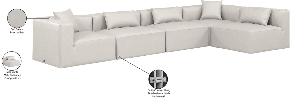 Cube - 5 Piece Modular Sectional