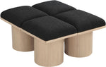 Pavilion - 4 Piece Modular Bench With Natural Base
