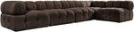 Orin - Velvet 5 Piece Modular Sectional
