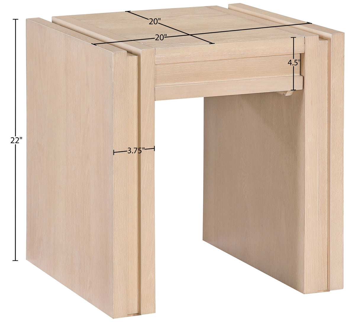 Stanton - Oak Veneer And Solid Wood Table
