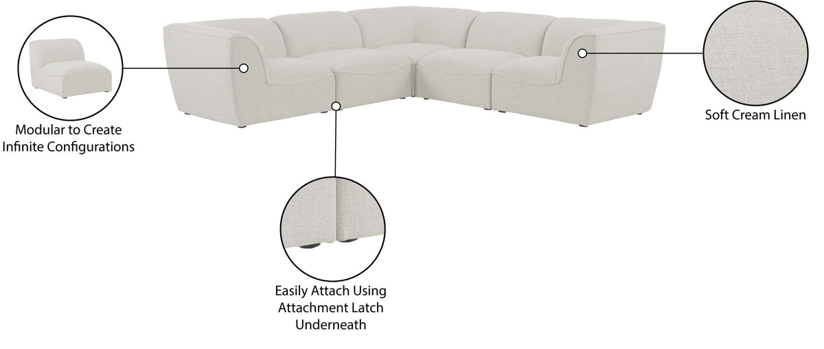 Miramar - 5 Piece Modular Sectional