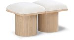 Pavilion - 2 Piece Modular Bench With Natural Base