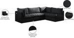 Jacob - 4 Pc. Modular Sectional