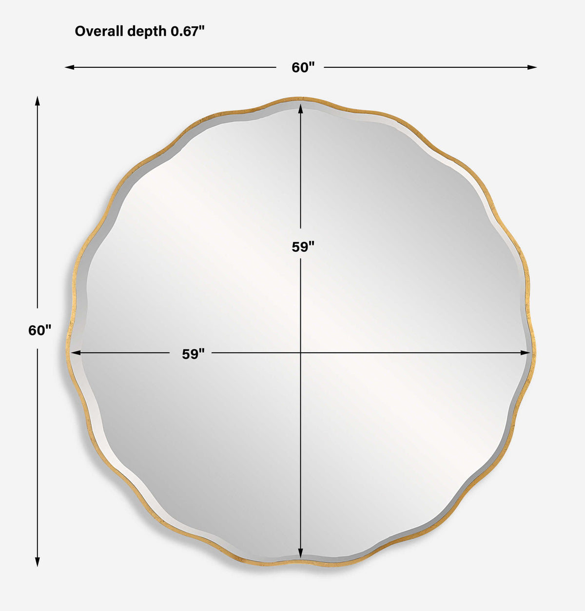 Aneta - Round Mirror