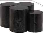 Dimple - 20" 4 Piece Modular Coffee Table - Terazzo Finish