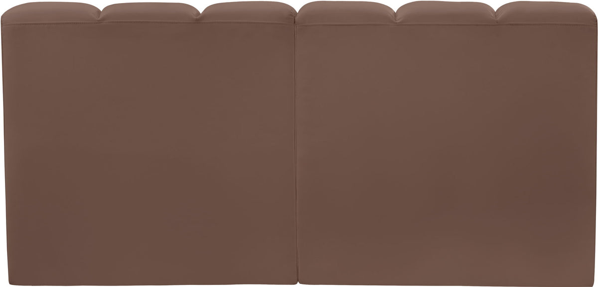 Arc - Faux Leather 2 Seats Modular Sofa