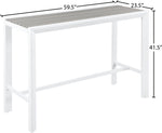Nizuc - Outdoor Patio Rectangle Bar Table