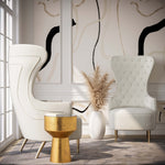 Jezebel - Velvet Wingback Chair