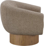 Avella - Interwoven Fabric Swivel Accent Chair