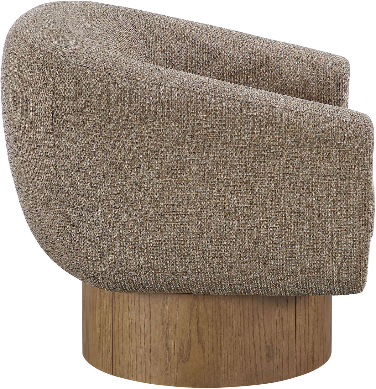 Avella - Interwoven Fabric Swivel Accent Chair