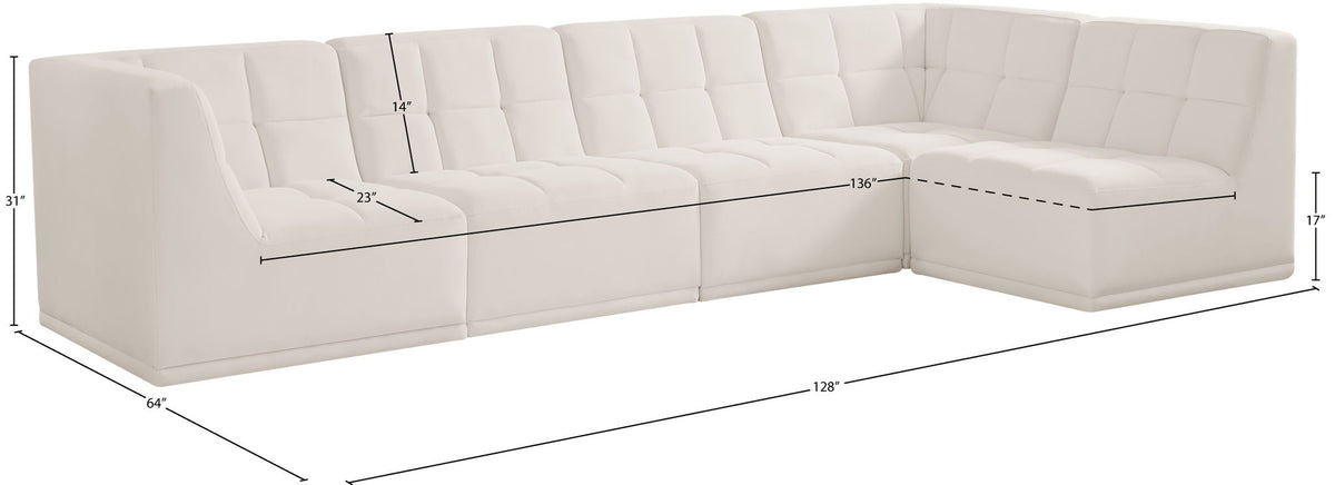 Relax - 5 Piece Modular Sectional