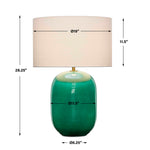 Hollis - Table Lamp - Teal