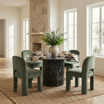 Celine - Velvet Performance Fabric Upholstered Dining Chair (Set of 2)