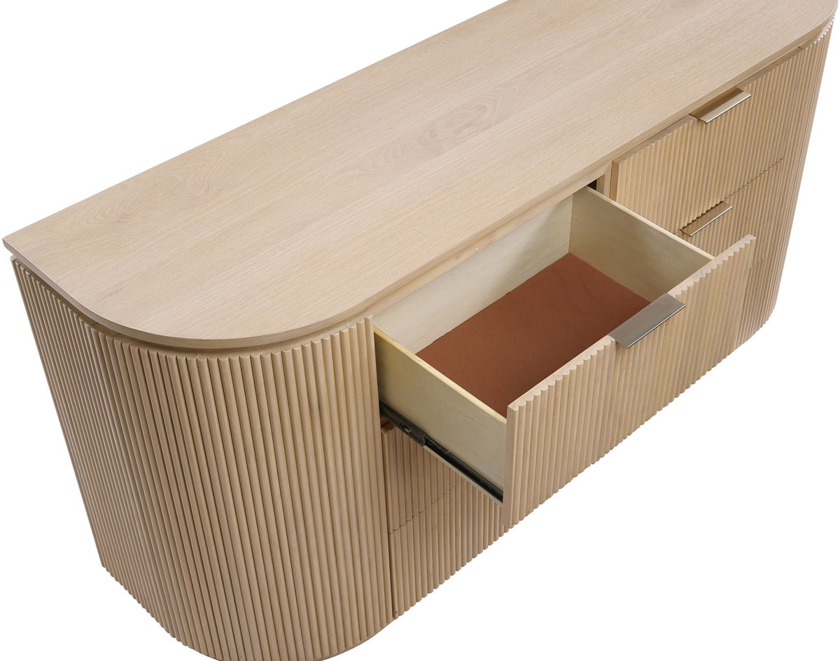 Astrid - Solid Wood And Oak Veneer Dresser