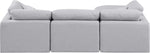 Indulge - Linen 4 Piece Modular Sectional With Chaise