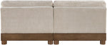 Turin - Chenille Fabric Upholstered Modular Sectional - Taupe