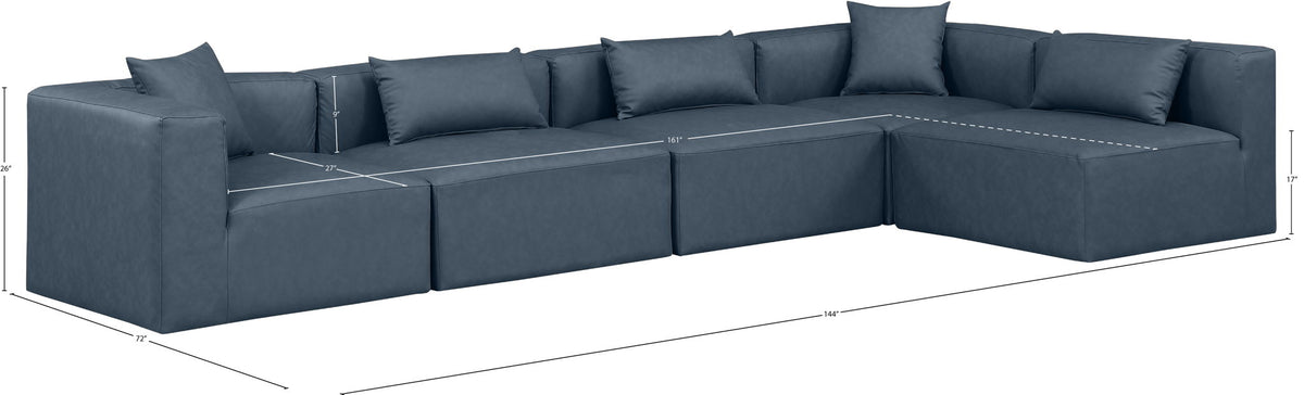 Cube - 5 Piece Modular Sectional